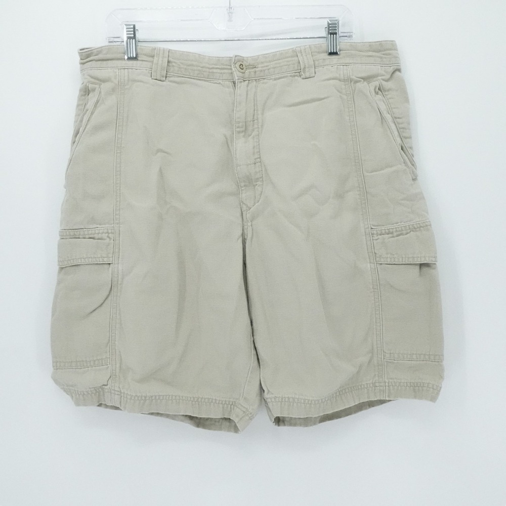 Tommy Bahama Cargo Shorts Mens 38 Tan Relax Utility Y2K Summer Casual - Picture 1 of 9